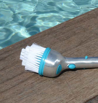 BAYROL Eckbürste rund mit Anschluss 25 mm