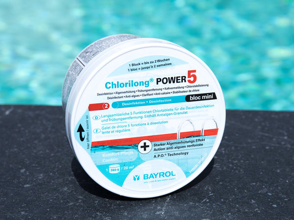 BAYROL Chlorilong POWER 5 Bloc Mini 340 g